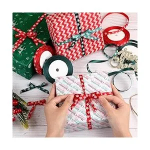 4 rollos de 100 yardas de cinta de copo de nieve de_3