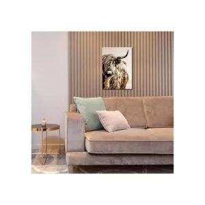 ZNZ Arte de pared de vaca de las tierras altas decoración_3