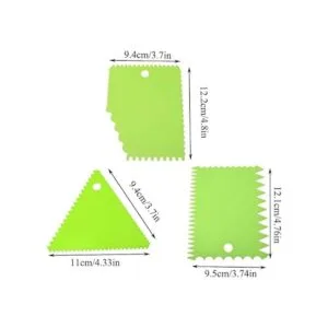 Juego de 6 raspadores de arcilla de plástico PZRT con_3
