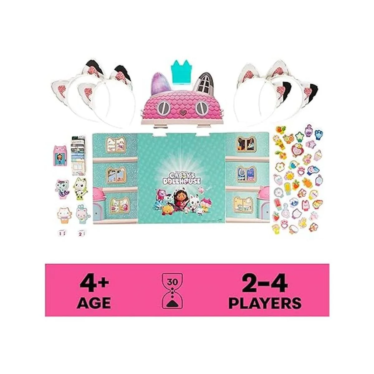 Gabbys Dollhouse juego de mesa MeowMazing basado en el_2