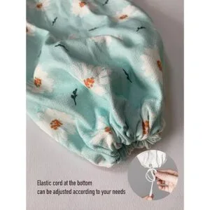 Hglian Dispensador de bolsas de comestibles con flores_4