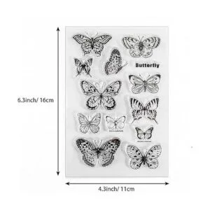 Muulaii 6 hojas de tarjetas de sello de silicona_2