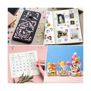 HINZIC Juego de 18 hojas de calcomanías coreanas Kpop_4