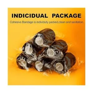 YAXEON Self Adhesive Bandage Wrap 6 Rolls 3x 5 Yards_3