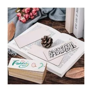 FSWCCK 50 etiquetas de regalo de madera en blanco de 6 x 2_6