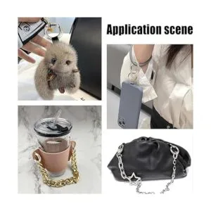 SUNNYCLUE 32 anillas de resorte redondas plateadas_6