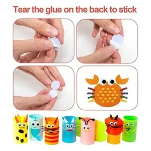 1330 piezas Googly Eyes autoadhesivas para manualidades_2