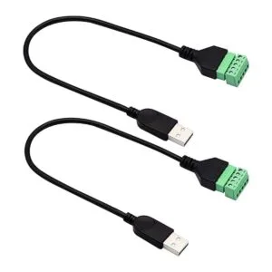 zdyCGTime USB 2.0 A Cable conector de bloque de terminales_4