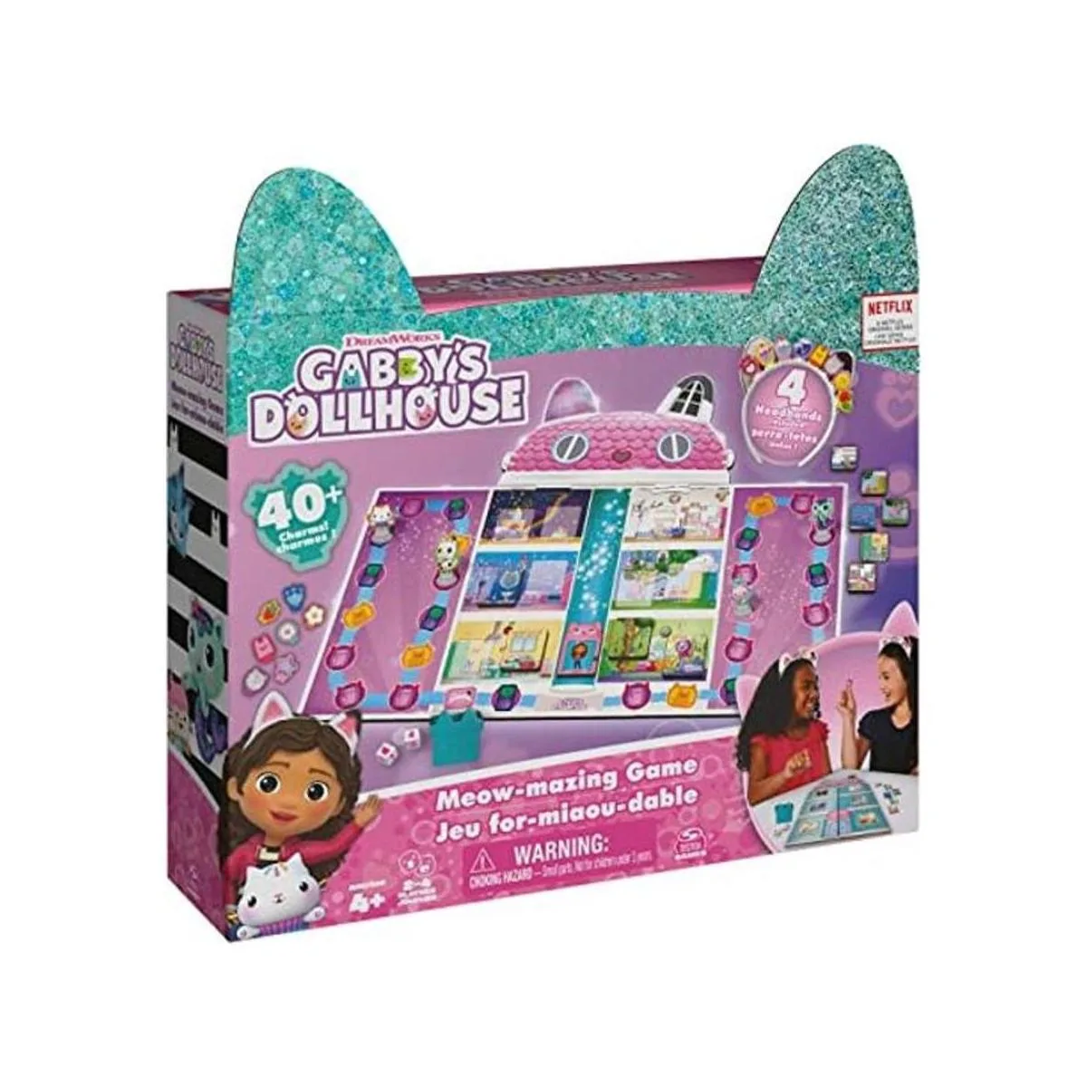 Gabbys Dollhouse juego de mesa MeowMazing basado en el_1