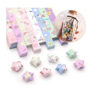 MingQiEven 2240 hojas de tiras de papel de estrella de_3