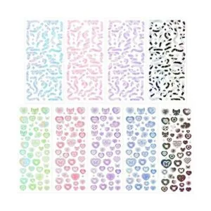 HINZIC Juego de 18 hojas de calcomanías coreanas Kpop_1