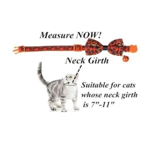 Paquete de 2 collares de gato de Halloween collar de gato_5