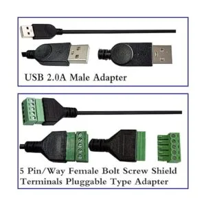 zdyCGTime USB 2.0 A Cable conector de bloque de terminales_6