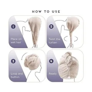 Toalla de pelo de microfibra para todos los estilos de_6