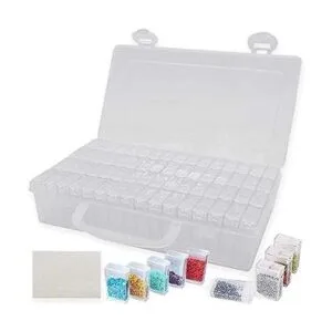 RZJZGZ Caja de bordado de diamantes de 64 cuadrículas_1