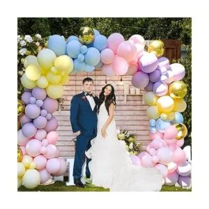 Kit de arco de guirnalda de globos pastel 129 globos de_5