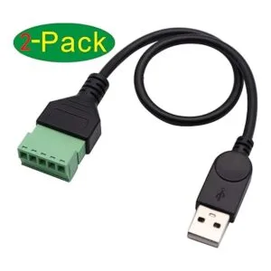zdyCGTime USB 2.0 A Cable conector de bloque de terminales_3