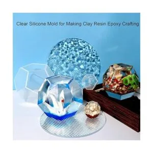 ZQYSING 3 moldes de resina de esfera de silicona_2