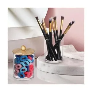 Tbestmax Paquete de 4 soportes Qtip organizador de baño_6