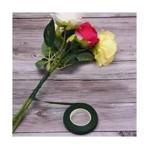 SONGZIMING Kit de arreglo floral con cinta floral verde_6