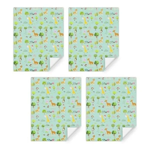 Papel de regalo de cumpleaños para niños y niñas diseño_3