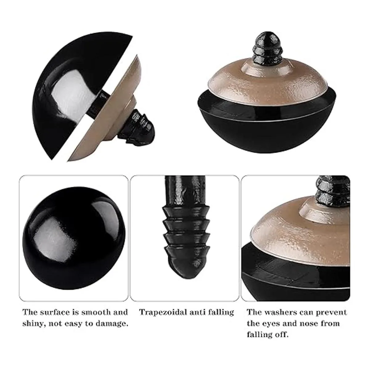 Kit de 90 piezas de seguridad grande para ojos y narices_3