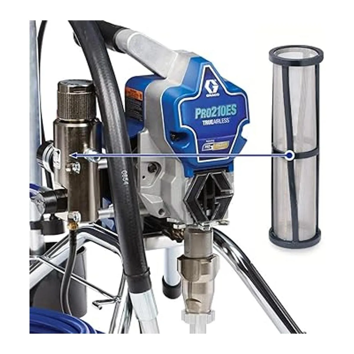 Graco 60 Malla fácil Out corto Colector Horizontal Filtro_2