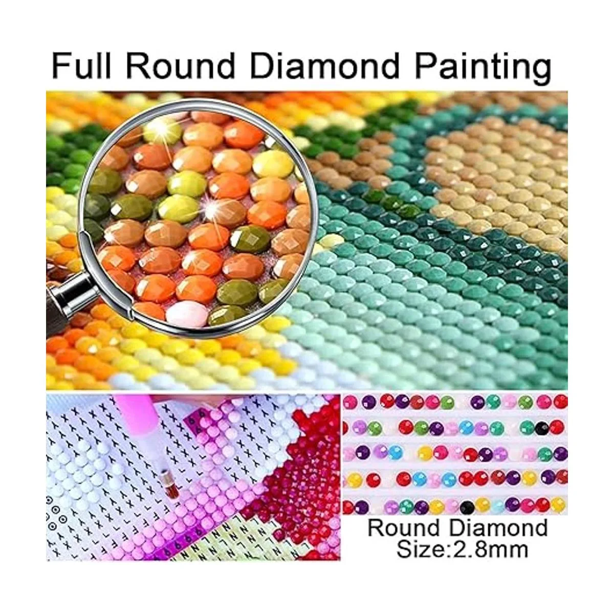 GESOON Christmas Night Diamond Painting DIY 5D Diamond_5