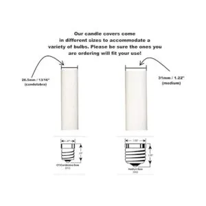 Creative Hobbies 1751 Set of 12 4 Inch Tall White_6