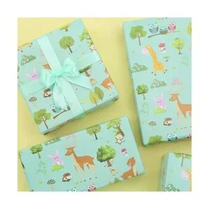 Papel de regalo de cumpleaños para niños y niñas diseño_7