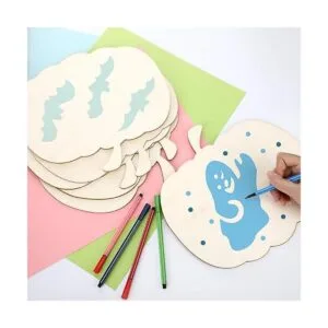 6 piezas de gran tamaño con corte de calabaza de madera_3