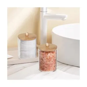 Tbestmax Paquete de 4 soportes Qtip organizador de baño_7