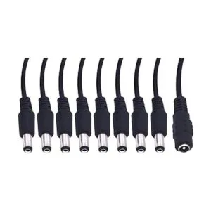 Xwell Cable divisor de alimentación de CC 1 hembra a 8_6