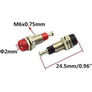 bnafes Conector hembra de 0.079 in de aleación de poste_2