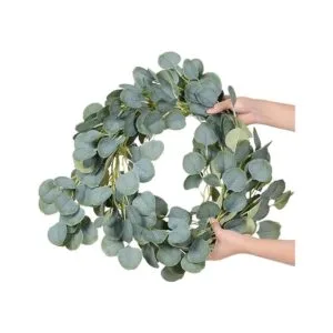 DearHouse Guirnalda artificial de hojas de eucalipto de_3