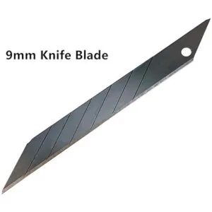 Umaki Cuchillo de vinilo de 0.354 in negro con 30 hojas de_6