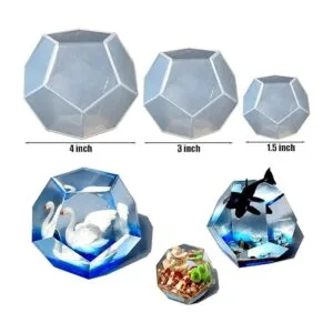 ZQYSING 3 moldes de resina de esfera de silicona_3