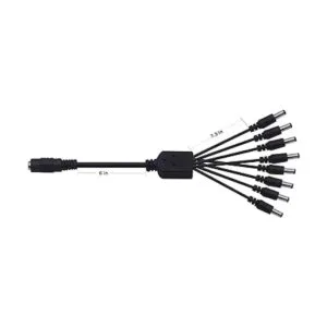 Xwell Cable divisor de alimentación de CC 1 hembra a 8_2