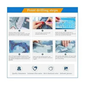 GESOON Christmas Night Diamond Painting DIY 5D Diamond_7