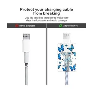 Lindos protectores de cable para iPhone funda de cargador_4