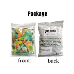 QIAONIUNIU Piedras coloridas que brillan en la oscuridad_6