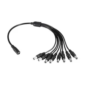 Xwell Cable divisor de alimentación de CC 1 hembra a 8_1
