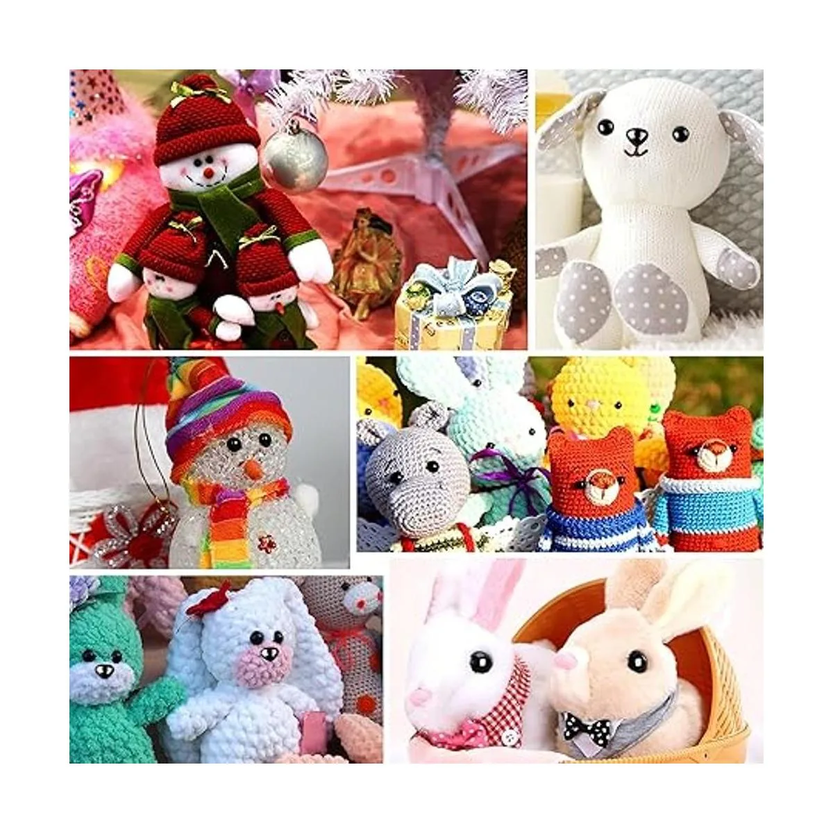 Kit de 90 piezas de seguridad grande para ojos y narices_6