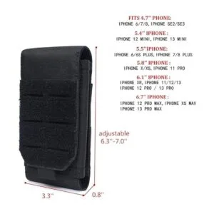 Heyqie Funda universal táctica Molle impermeable para_3