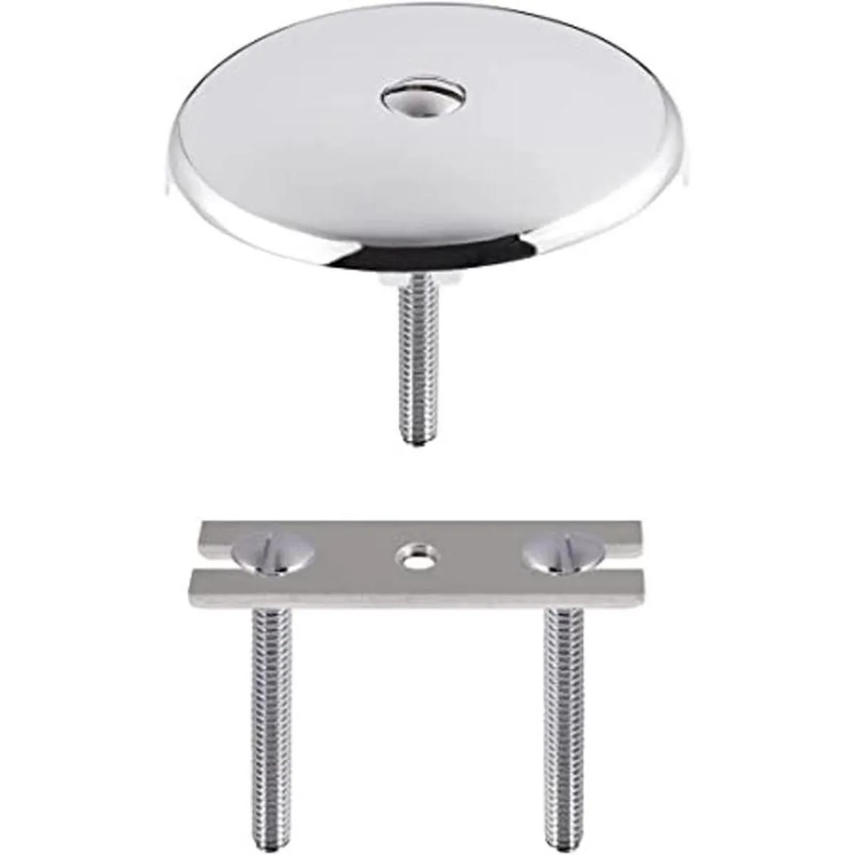 Placa frontal de repuesto para desage de tina cromado_1