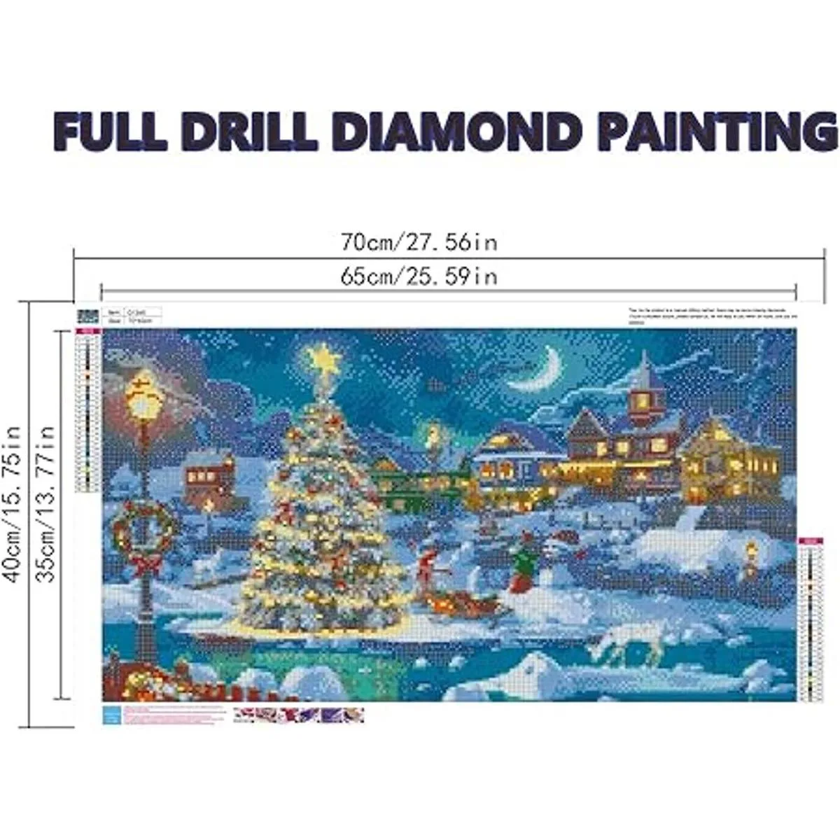 GESOON Christmas Night Diamond Painting DIY 5D Diamond_2