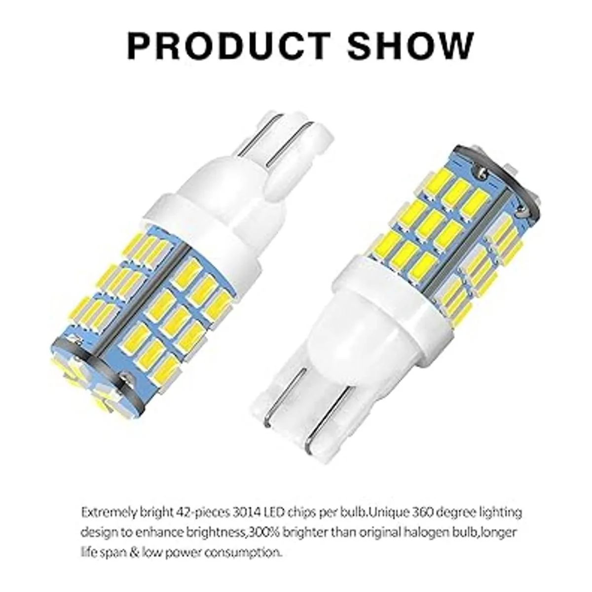 ACOHUIKE T10 921 194 168 175 bombillas LED blancas 20_2