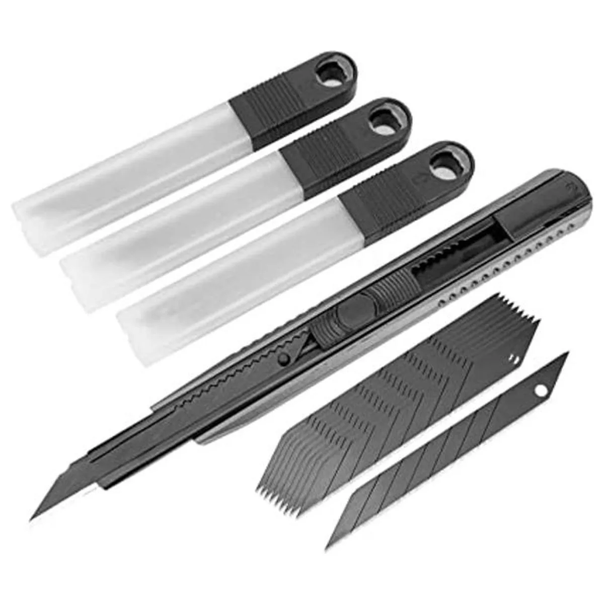 Umaki Cuchillo de vinilo de 0.354 in negro con 30 hojas de_1