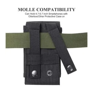 Heyqie Funda universal táctica Molle impermeable para_5