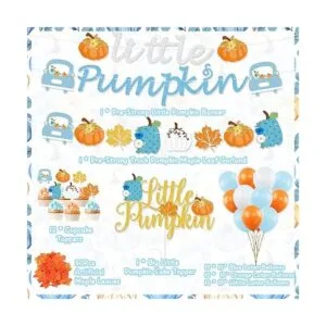 Decoración de baby shower de calabaza pequeña para niños_2